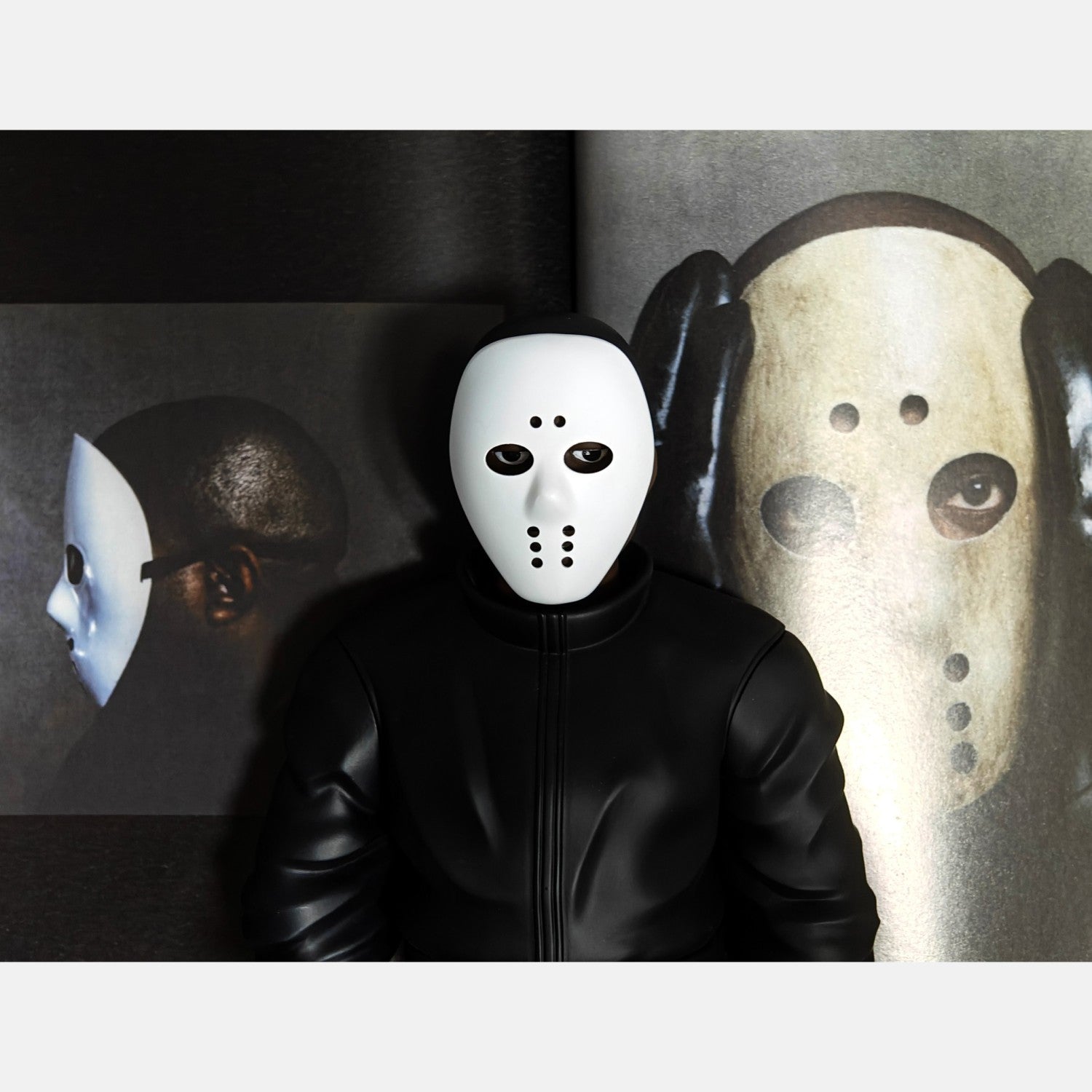 kanye west Fashion Kanye Play Character Hand Puppet With Two Masks Silver Microphone Creative Desktop Ornaments Jewelry Ngvp #9327