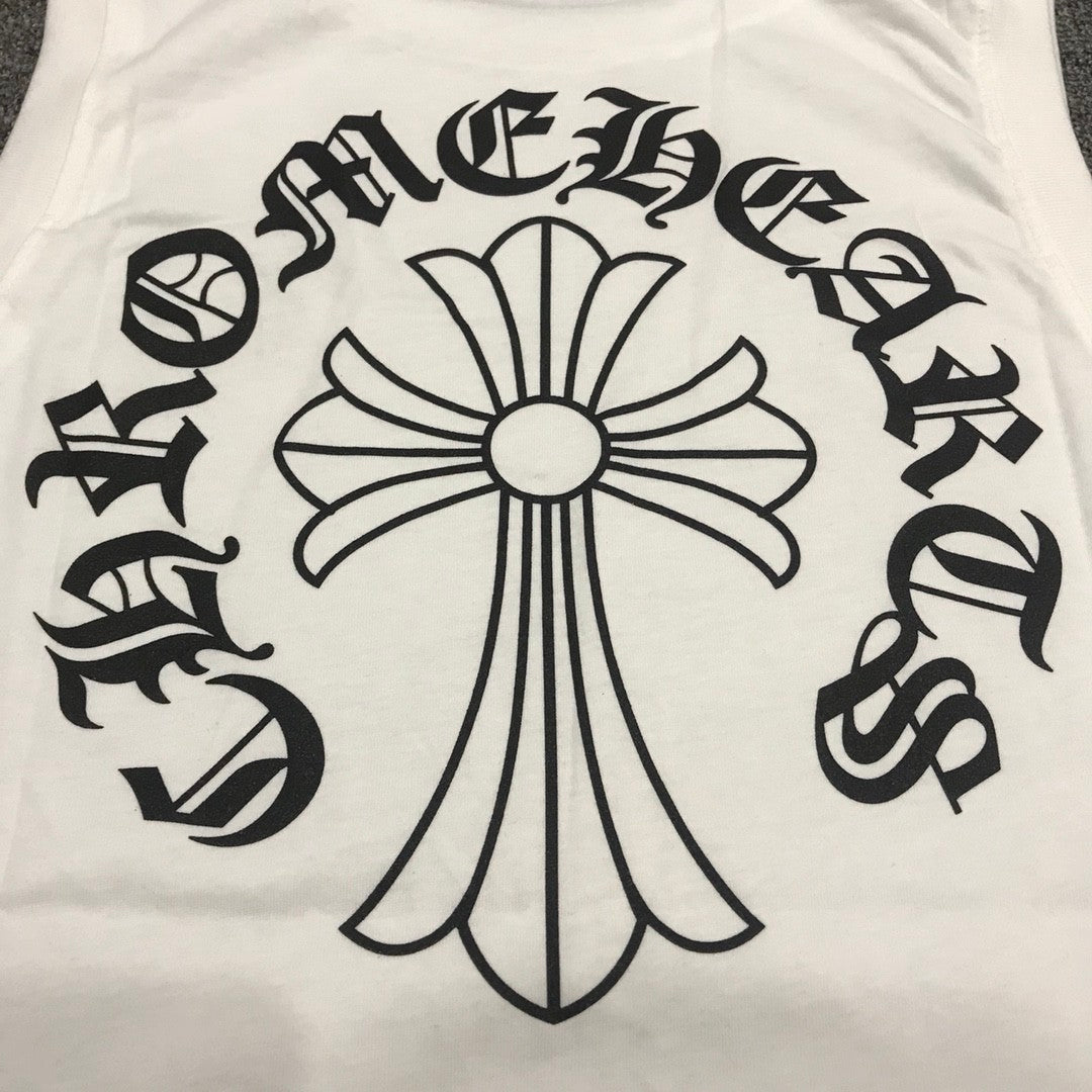 Men's Summer Logo Letter Print Round Neck Pullover Sleeveless Tank Top Vest #72262