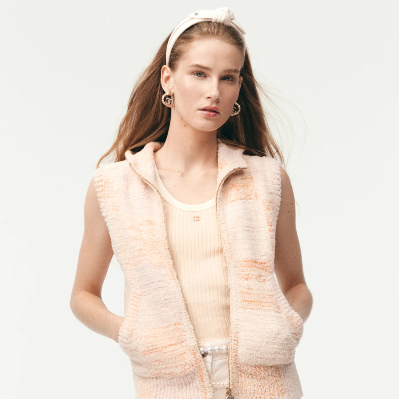 Women's Summer Fashion Casual Solid Color Round Neck Sleeveless Knit Tank Top Vest #78478