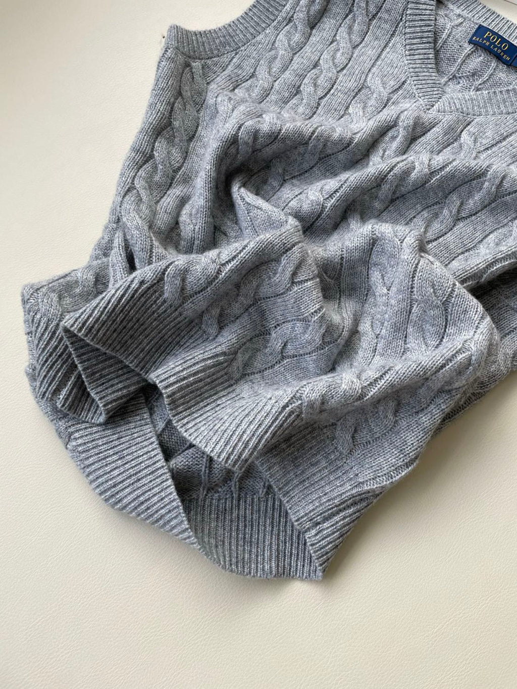 Men's and Women's Spring/Summer Embroidered Logo Solid Color Crew Neck Knit Sleeveless Tank Top Vest #76143