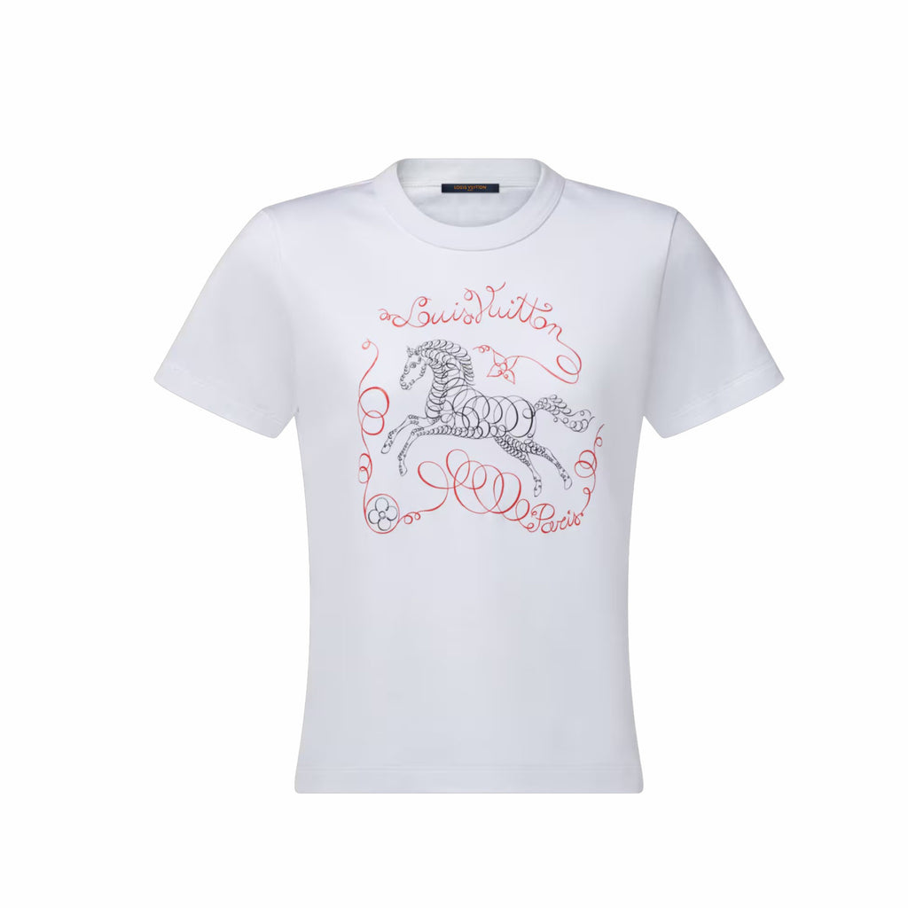 26SS Year of the Horse Limited Edition Horse Pattern T-shirt Short Sleeve #194293