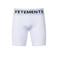 Vetements Men's Printed Letter Webbing Cotton Elastic Breathable Long Boxer Briefs Comfortable High Street Underpants Accessories  #9952