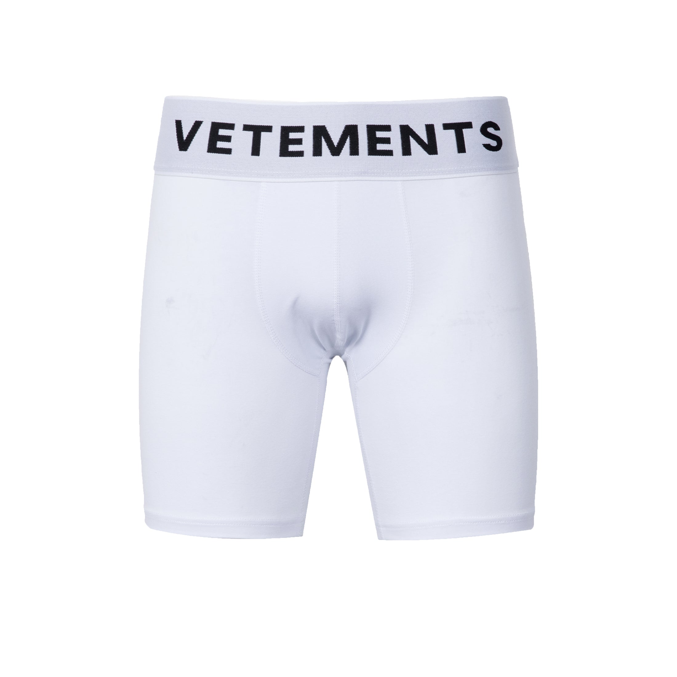 Vetements Men's Printed Letter Webbing Cotton Elastic Breathable Long Boxer Briefs Comfortable High Street Underpants Accessories  #9952