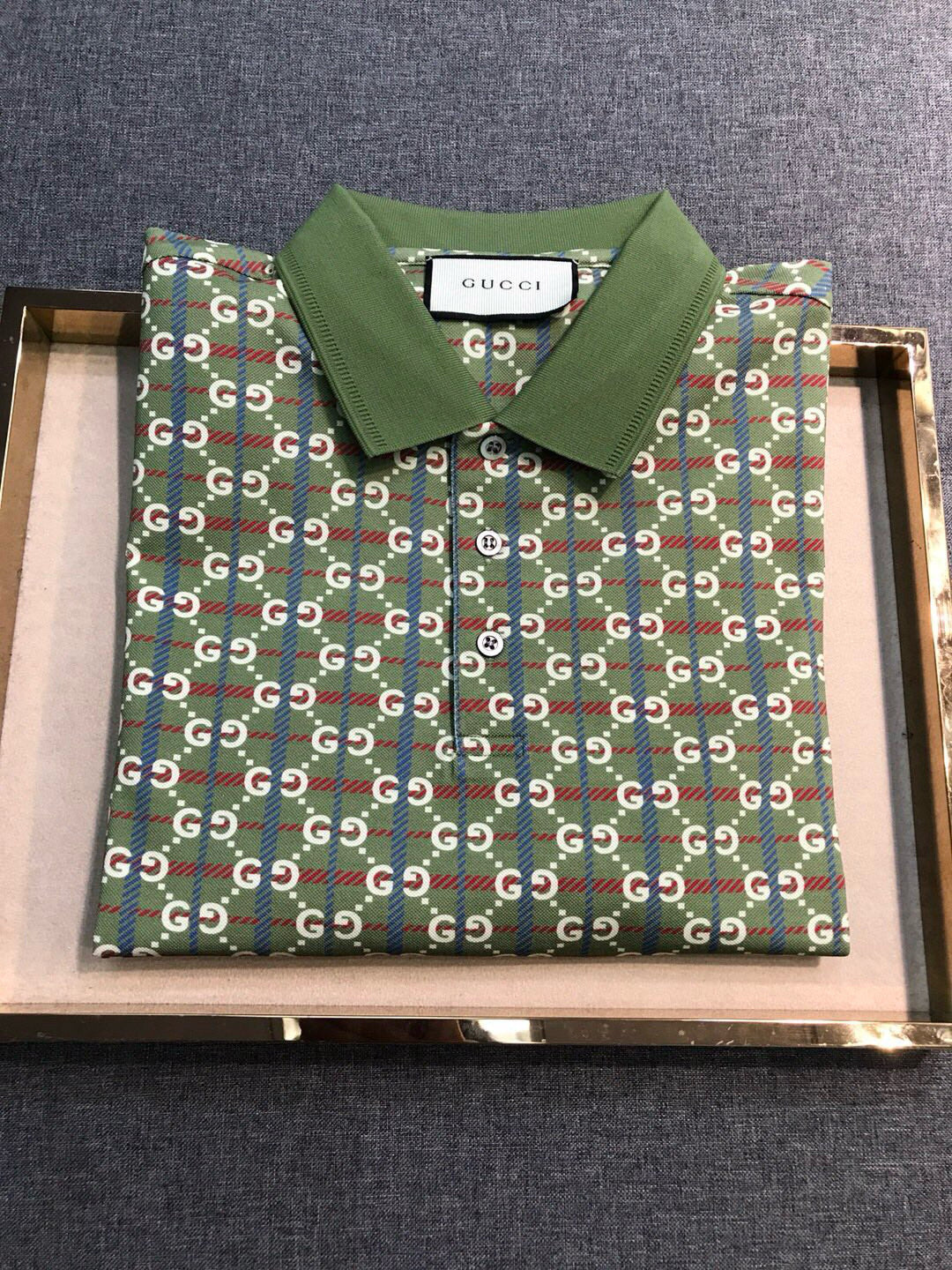 Men's Summer Fashion Lapel Letter Full Print Short Sleeve Fitted Polo Shirt #98673