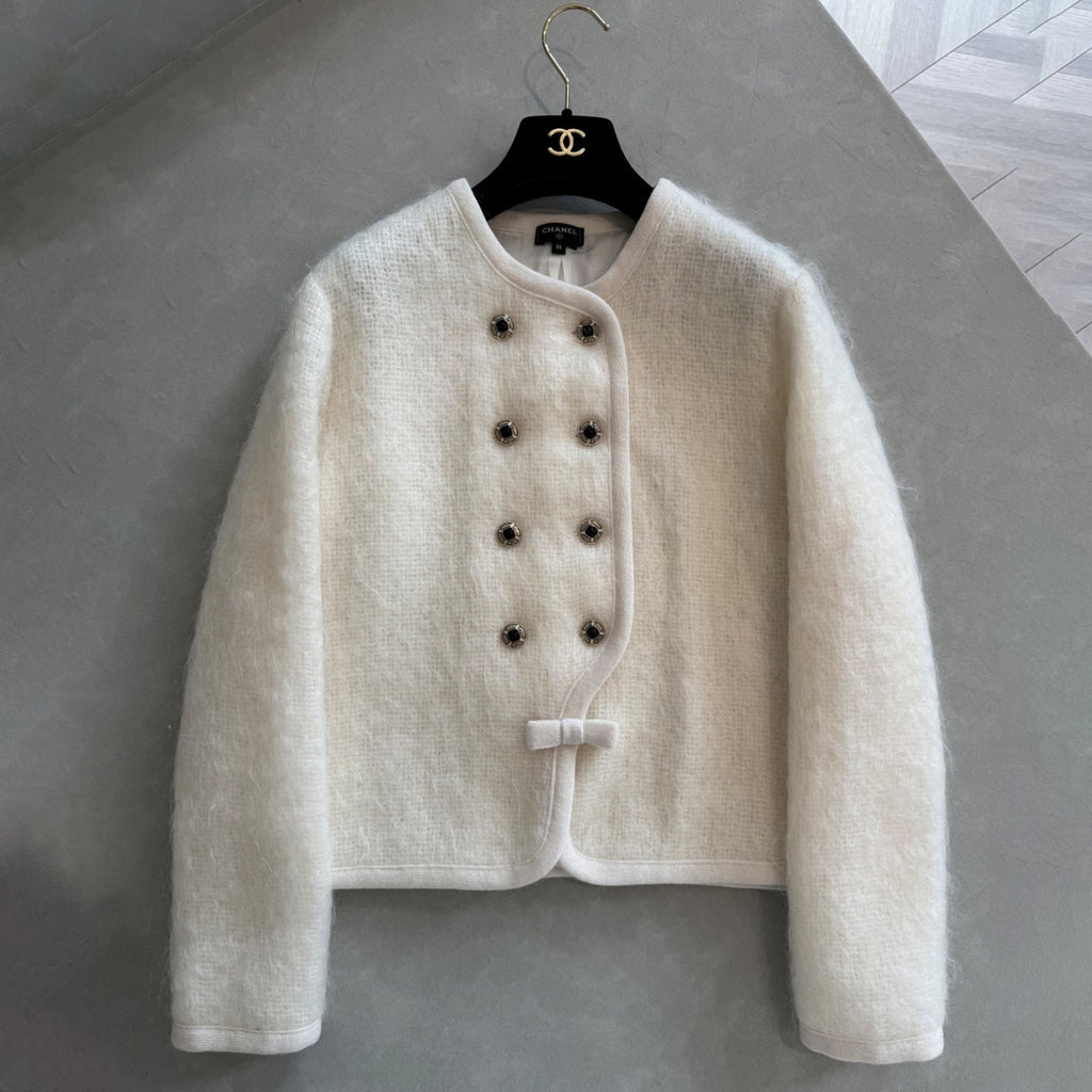 2025/26 Coco Neige Ready-to-wear Collection Coat Wool Blend Single-breasted Jacket Mini Skirt Set Suit #82276A