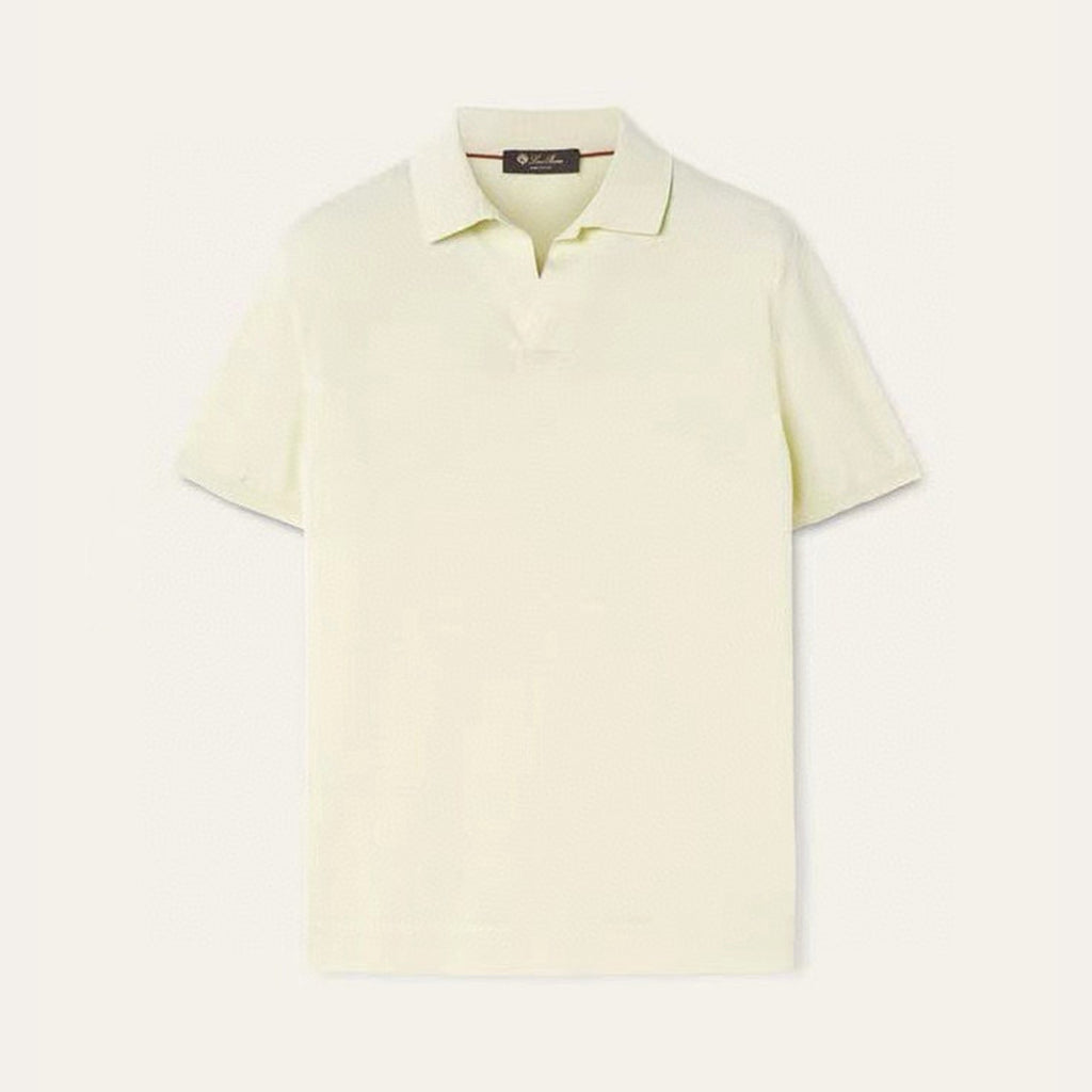 Men's Summer Solid Color Lapel Fit Ryome Short Sleeve Polo Shirt Ngvp #8214