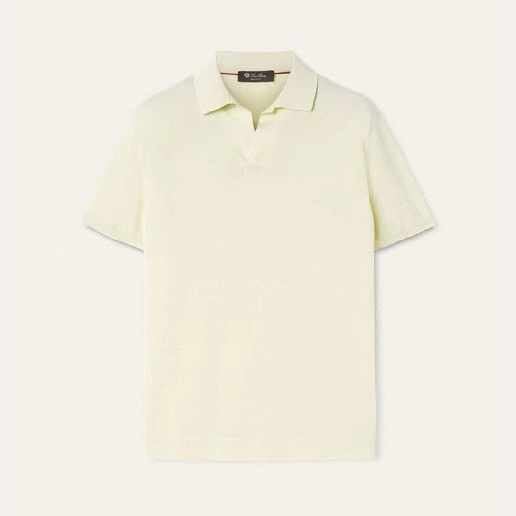 Men's Summer Solid Color Lapel Fit Ryome Short Sleeve Polo Shirt Ngvp #8214