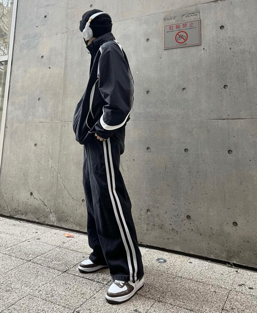 x Umbro Men's Women's Spring & Autumn Solid Color Zipper Loose Waterproof Nylon Hooded Long Sleeve Track Jacket #71417