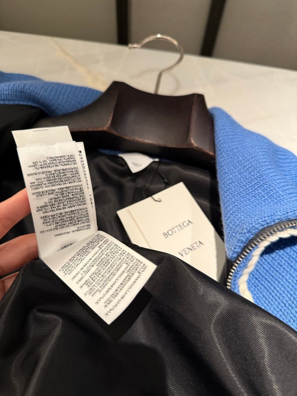 BV 2025 Men's Women's Color-Blocked Design Wool Knit Jacket #82542A