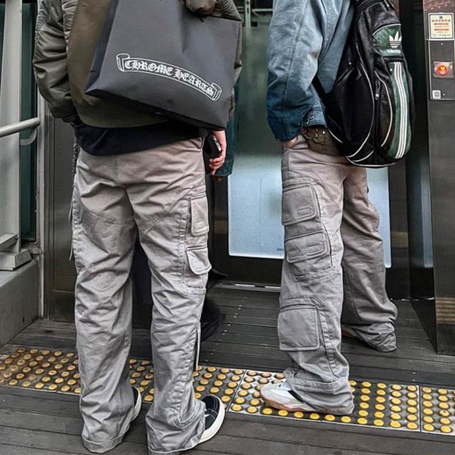 Far archive Men's Spring And Fall Fashion Trend Cotton Multi-pocket Retro Work Pants Straight Casual Pants Ngvp #7981