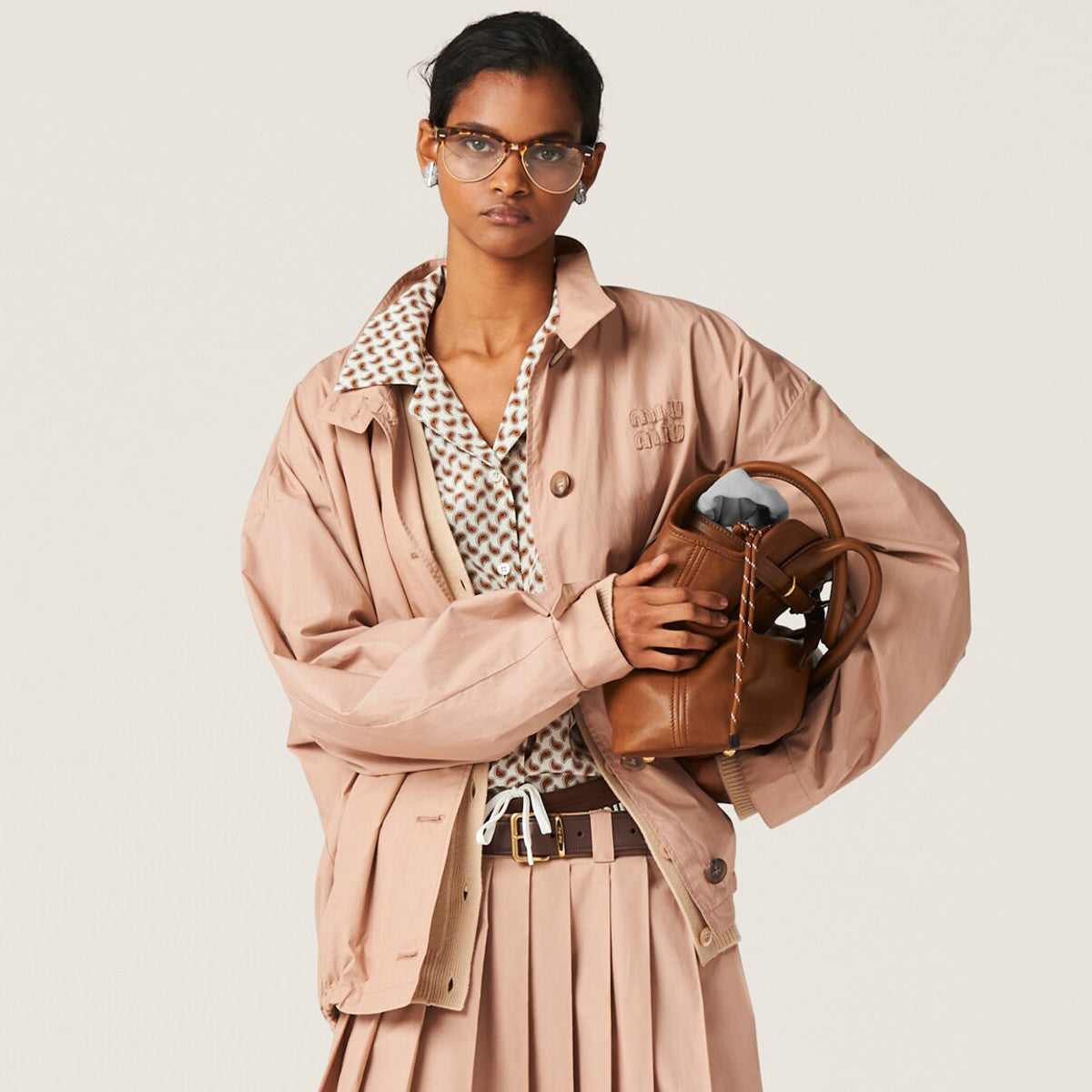 Women's Spring and Autumn Solid Color Logo Embroidery Single Breasted Long Sleeve Jacket #72858