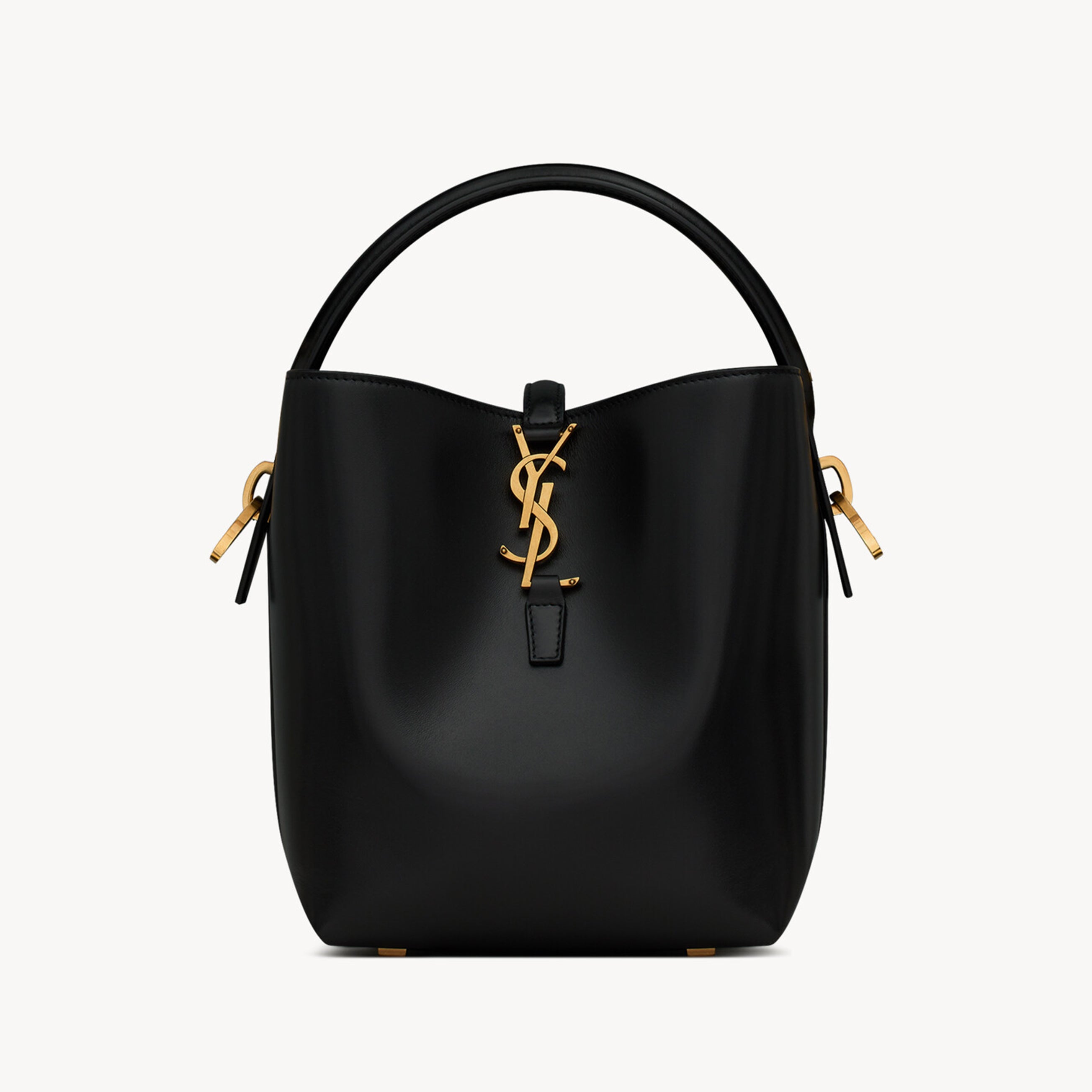 YS Women's LE 37 Logo Hook Buckle mini Small Glossy Solid Color Bucket Bag Suede Leather Handbags Casual Bags 7490362R20W9207 #81334