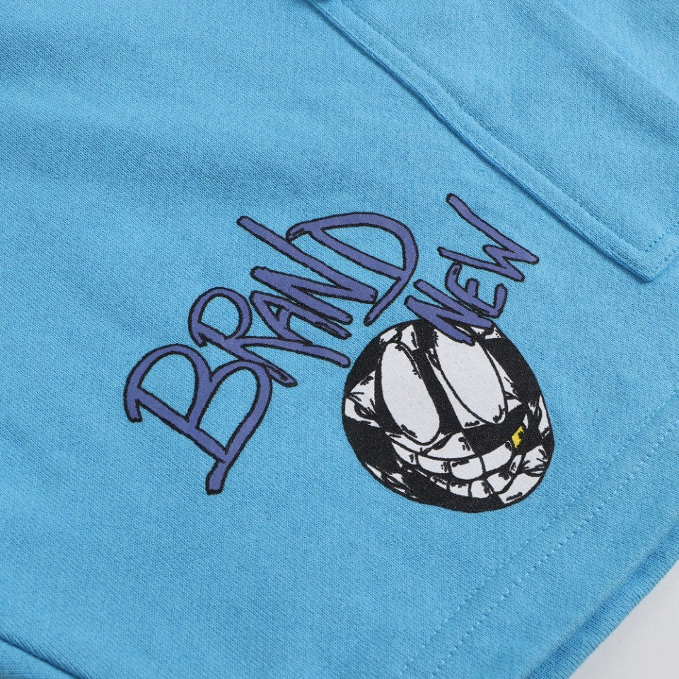 Men's Summer Graffiti Monogram Printed Mid Rise Straight Leg Casual Tie Shorts #75587