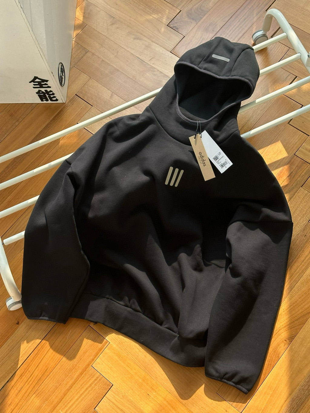 x Men's and Women's Spring and Autumn Black Casual Sports Hooded Sweatshirt Pullover Pants Suit Set #97924