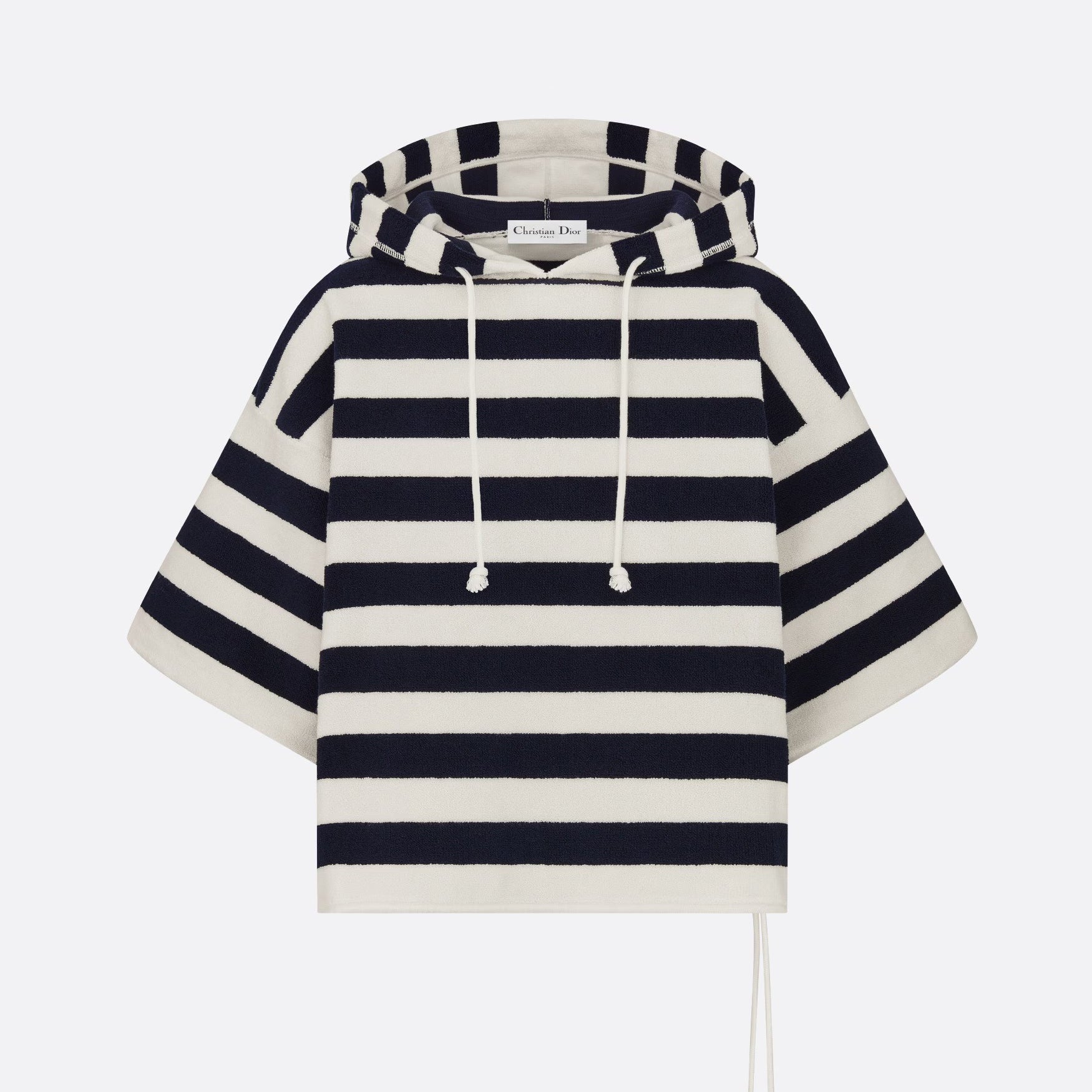 Women's Summer Striped Shorts Loose Hooded Short Sleeve Sweatshirt Straight Casual Shorts Set Suit #72289