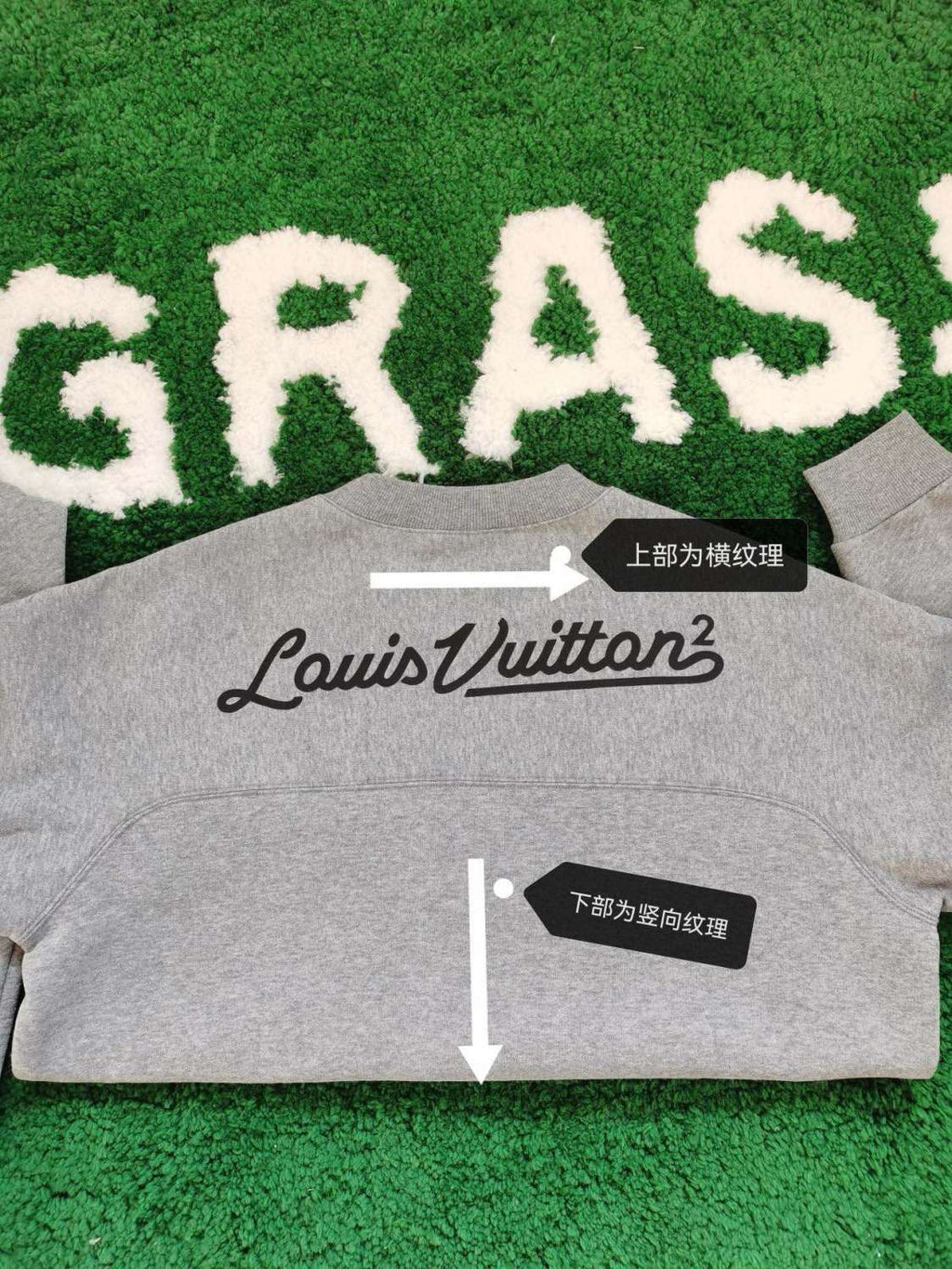 Men's Spring and Autumn Gray Love Logo Letter Printed Pullover Sweater Sweatshirt #99751