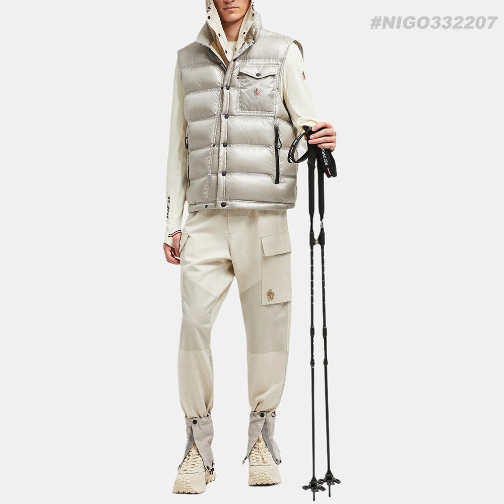 Grenoble Nantu Collection Men's And Women's Zipper Pocket Reflective Details Vest  Black #332207