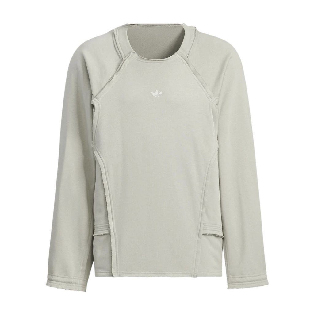 Originals X HAMCUS Men's and Women's Solid Colour Cropped Round Neck Pullover Long Sleeve Sweatshirt #99124