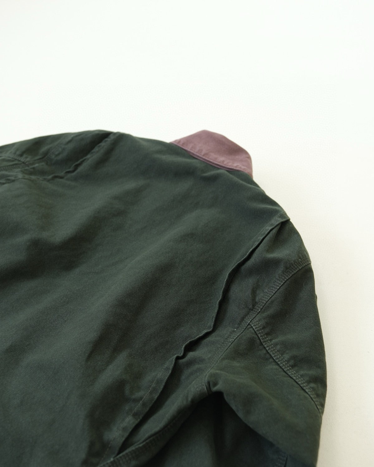 WIP Men's Fall And Winter Washed And Aged Zipper Lapel Long Sleeve Jacket #72834