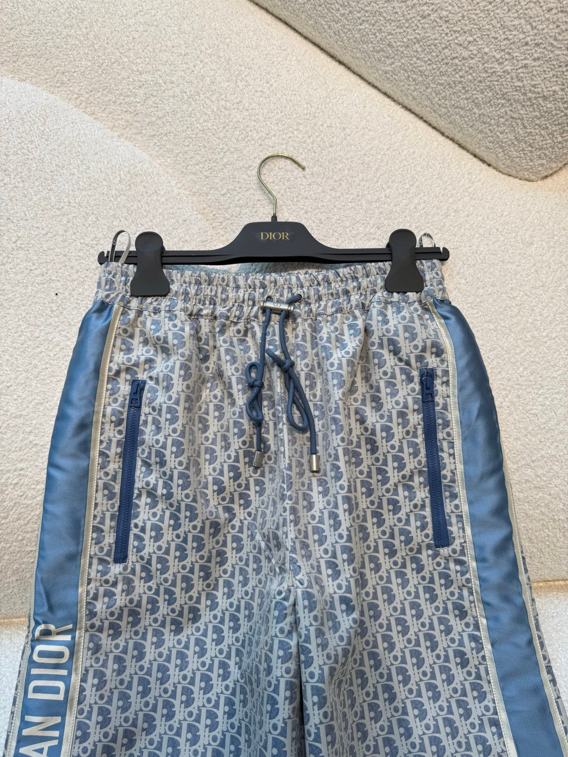 Men's and Women's Spring/Fall Fashion Casual Drawstring Zipper Vintage Print Pants #78754