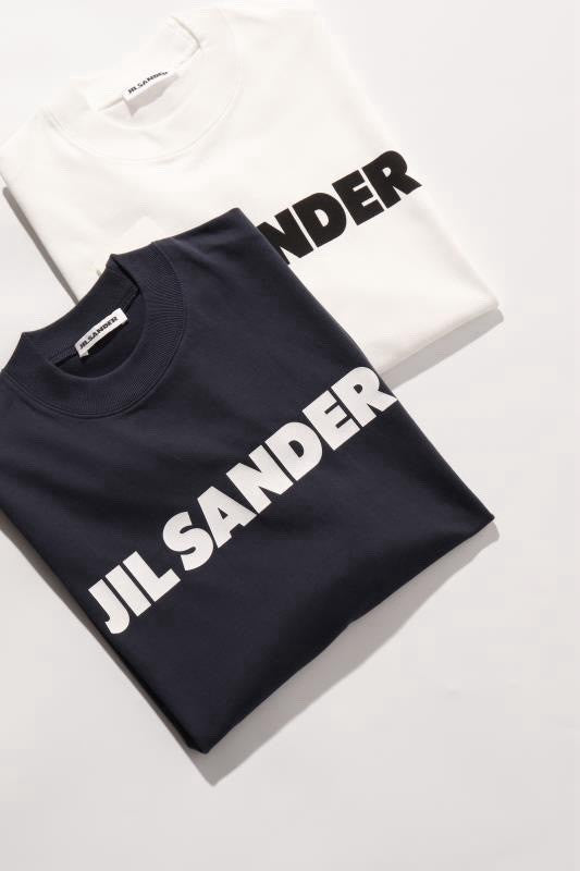 Jil Sander Men's Women's Summer Casual Short Sleeve Solid Color Letter Printed Loose Short Sleeve T-Shirt #98273
