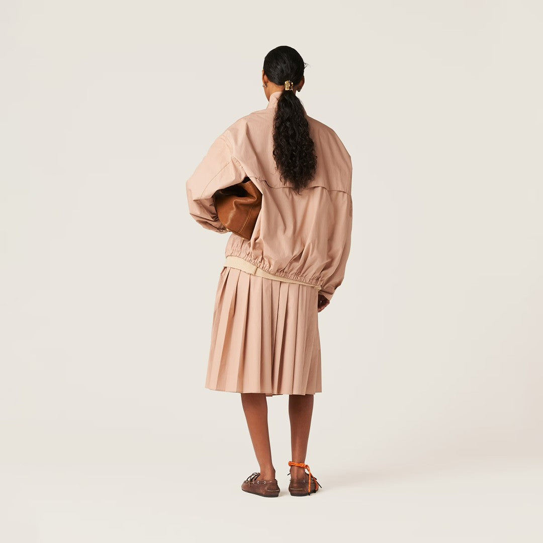 Women's Spring and Autumn Solid Color Logo Embroidery Single Breasted Long Sleeve Jacket #72858