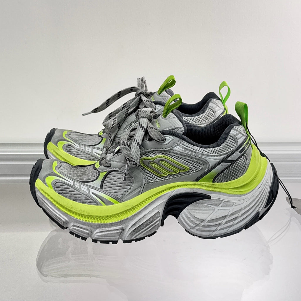 6XL Men's And Women's Round Head Lace Up Low Top Thick Bottom Casual Pops Shoes #75125