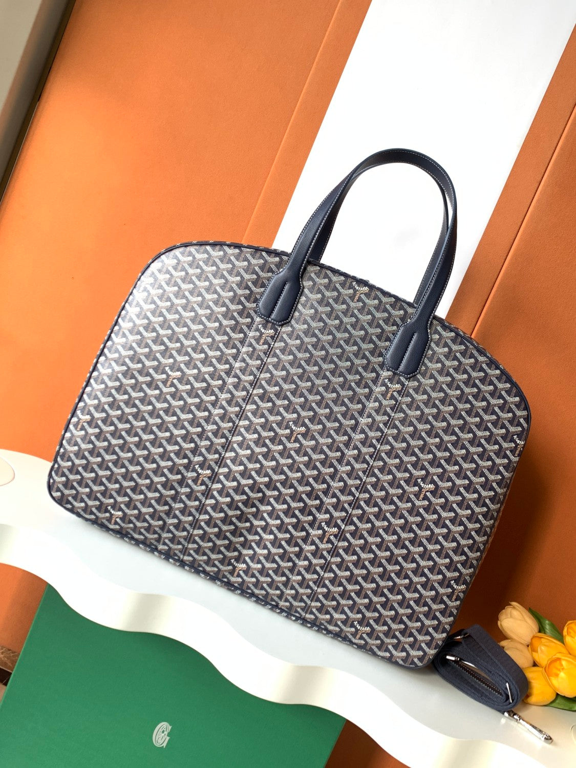 Men's Women's Savile Row Clothes Bag Full Print Zipper Closure Handbag Solid Color Travel Bag Bags SAVIL2GMLTY01CL01P #77626