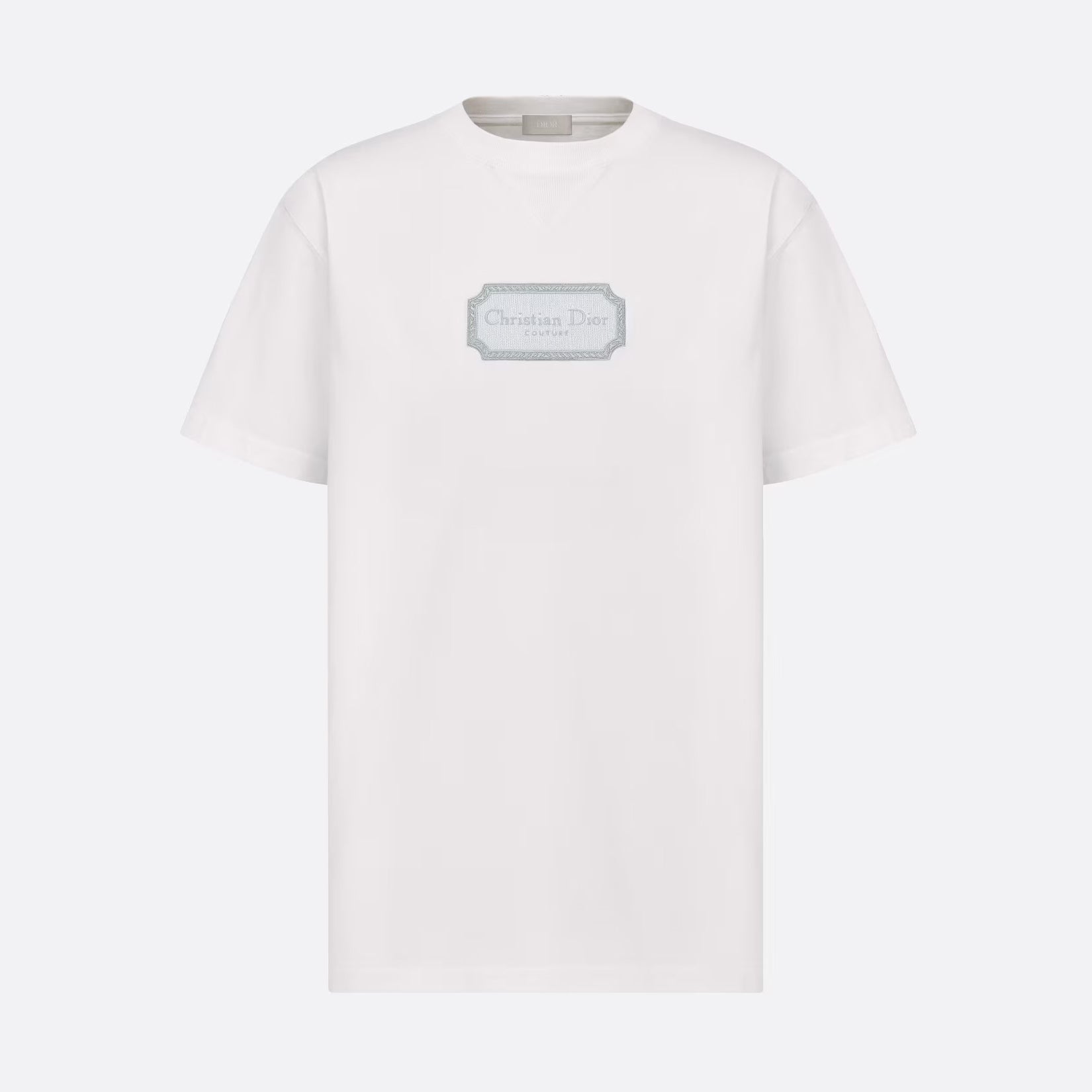 CD Men's Summer Embroidered Logo Solid Colour Round Neck Cotton Short Sleeve T-Shirt #97793