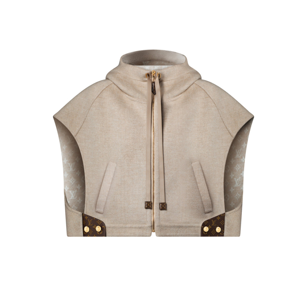 Women's Fall/Winter Fashion Casual Hooded Sleeveless Short Vest Jacket #78747