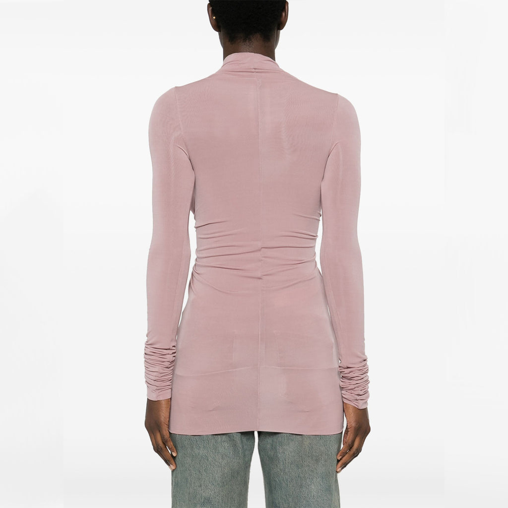 Women's Spring And Autumn Solid Color Hollow Structure Top Long Sleeve Sexy Fashion Versatile Tops Ngvp #9132