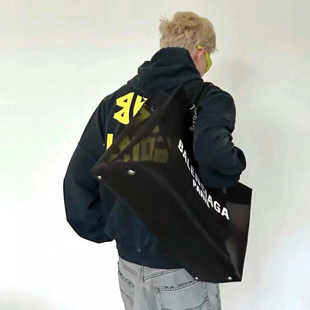 Men's Women's Solid Color Logo Letter Printed Spring and Autumn Fashion Oversized Cotton Tape Type Ripped Pocket Hoodie #98712