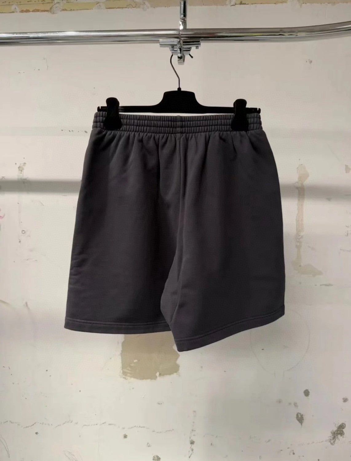 Men's Summer Solid Color Stretch Waist Tie Athletic Casual Shorts #75749