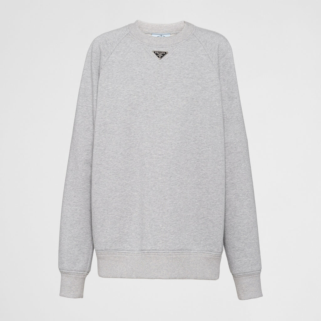 Women's Spring and Autumn Logo Applique Round Neck Cotton Pullover Long Sleeve Sweatshirt #72846