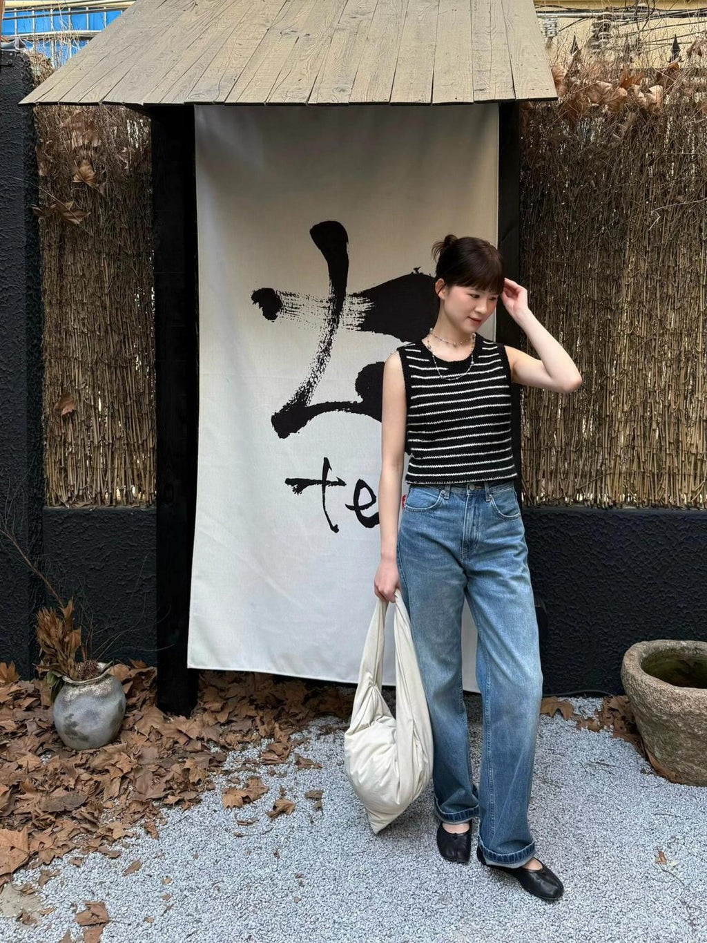 Women's Summer Wool-Blend Striped Crew Neck Multicolor Sleeveless Knit Vest Ngvp #2354