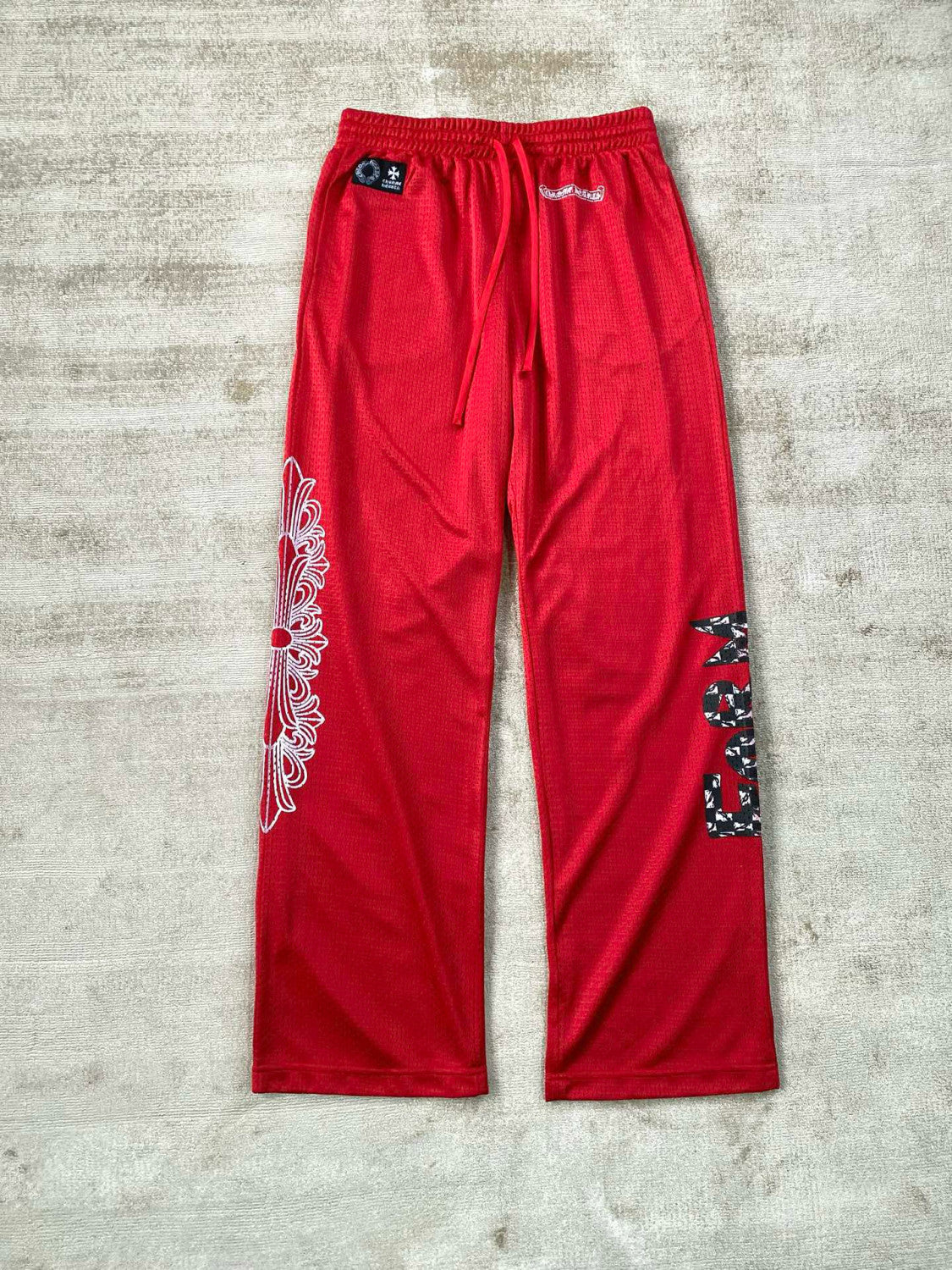 Men's Spring and Autumn Printed Stretch Drawstring Loose Fit Sweatpants Pants #98423