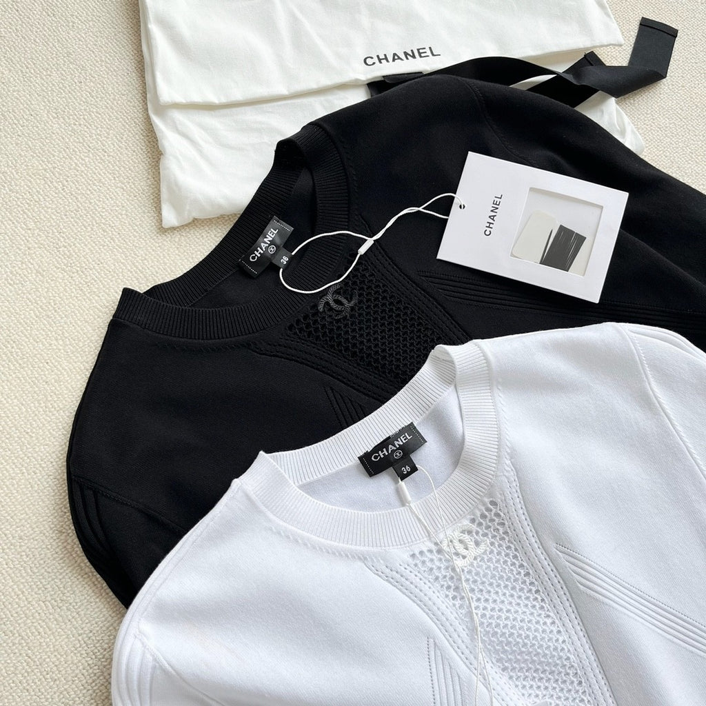 Women's Spring/Summer Solid Color Hollow Knit Long Sleeve Dresses #73328