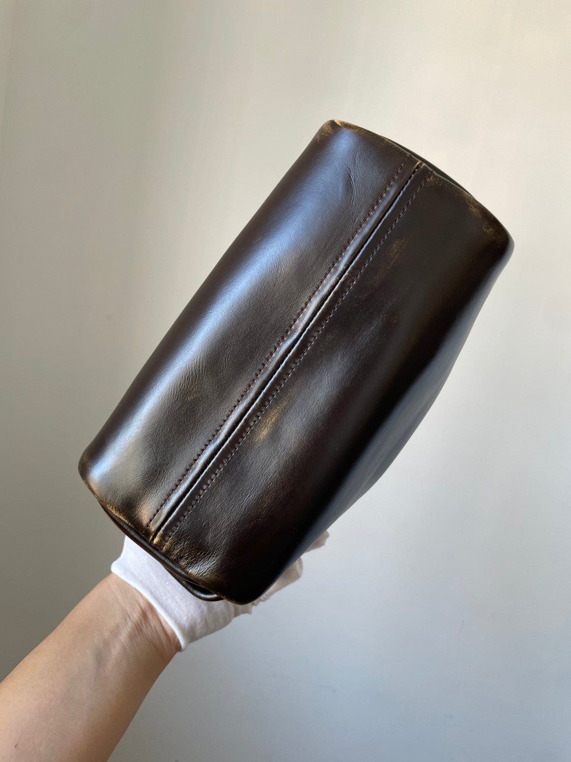 runway collection Cylinder bag Leather Shoulder Bags  #193912