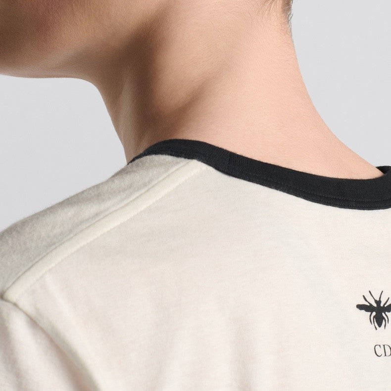 Women's Summer Solid Color Logo Letter Printed Round Neck Short Sleeve T-Shirt #73248