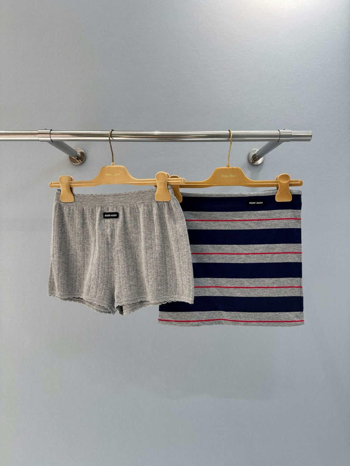 Women's Summer Solid Color Letter Print Lace Knitted Casual Shorts #77545