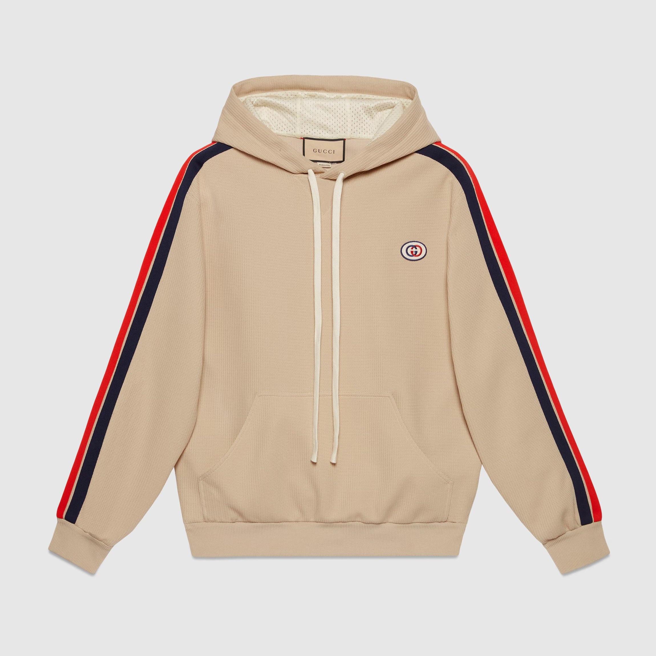 Men's Summer Striped Logo Print Hooded Sweatshirt Pullover Tie High Waisted Shorts Set Suit #98813