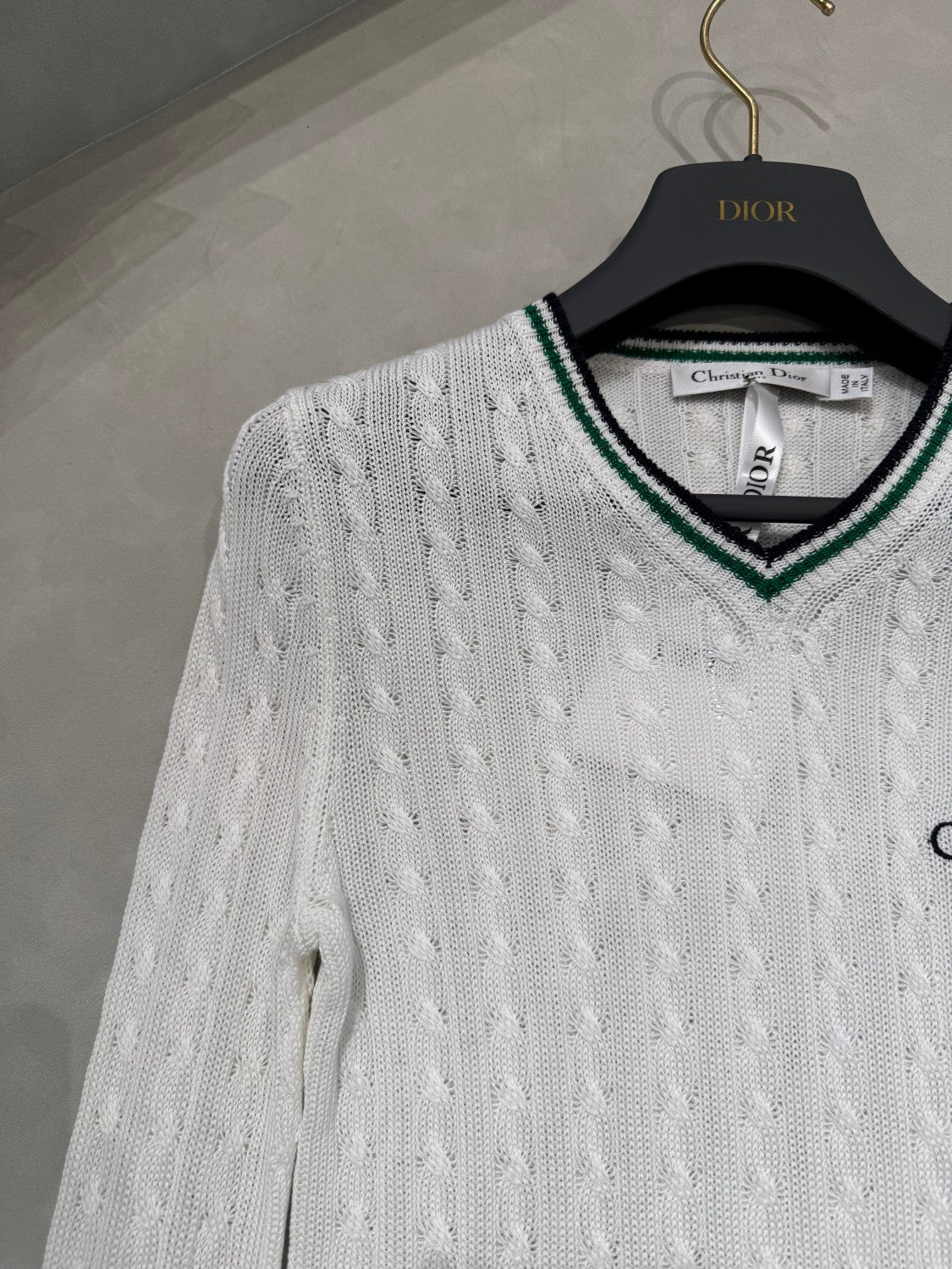 Women's Fall And Winter Vibe Knit Sweater White Vintage Embroidery Knitted Sweater Fashion Casual Thin Sweater #81638