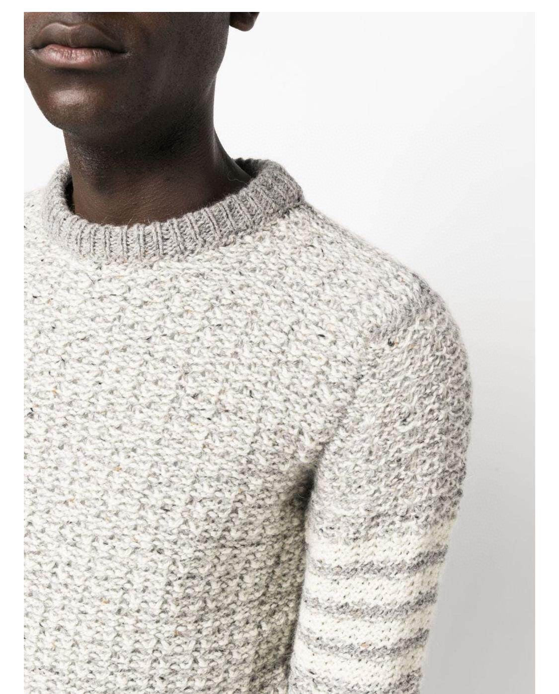 TB Men's Women's Autumn And Winter Knitted Pullover Solid Color Long Sleeve Wool Sweater Ngvp #9515