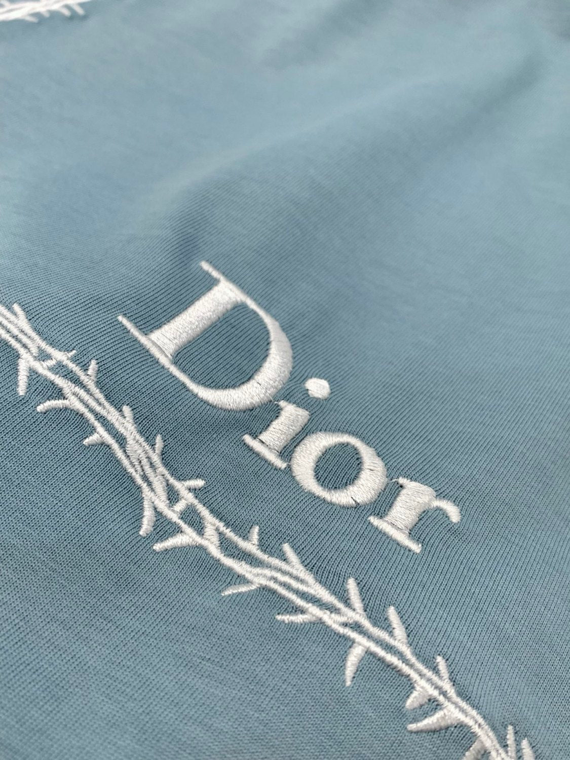 Men's & Women's Embroidered Logo Crew Neck Short-Sleeved T-Shirt #194218