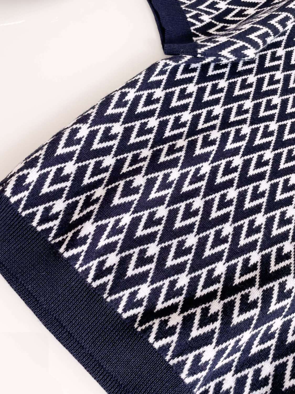 Women's Summer Letter Appliqud Knit Round Neck Short Sleeve T-Shirt #73937