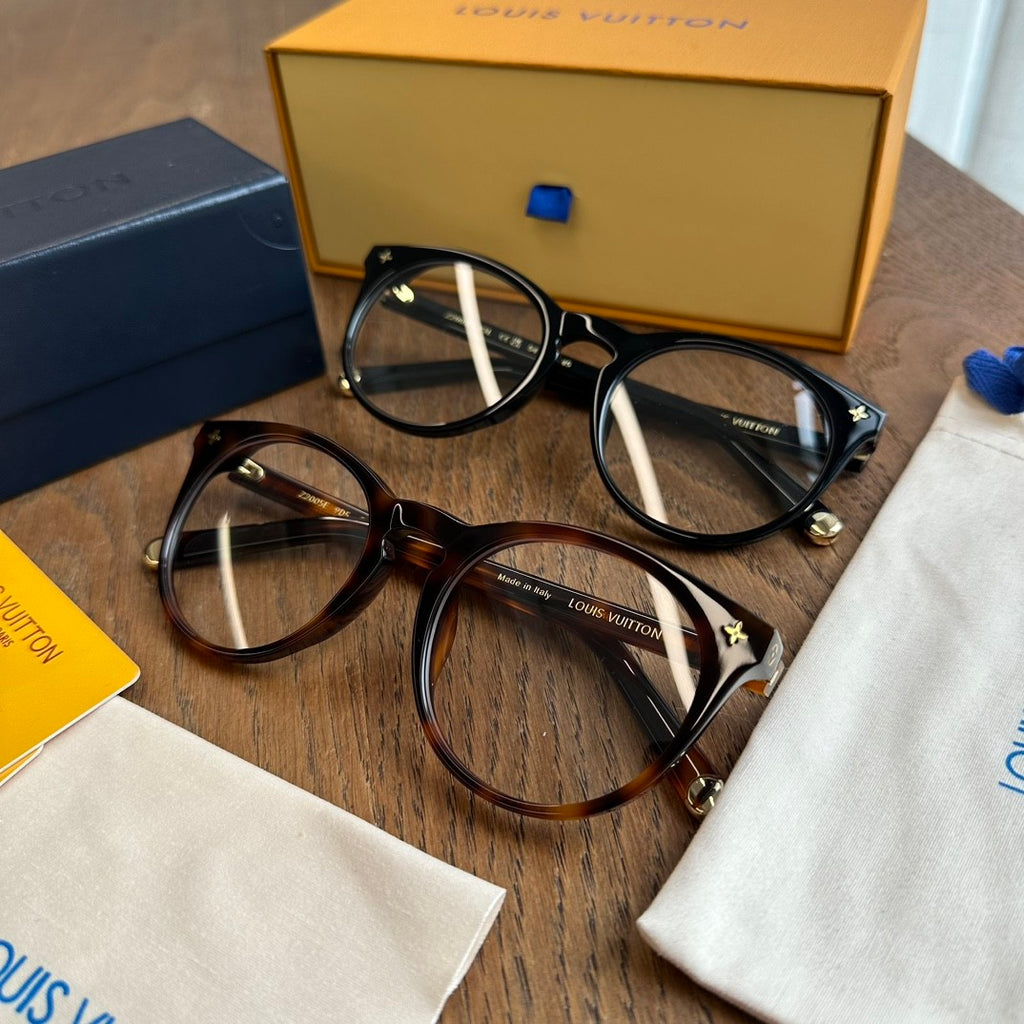 MY MONOGRAM LIGHT ROUND Women's Acetate Fiber Metal Irregular Shape Optical Frame Optical Glasses #72977