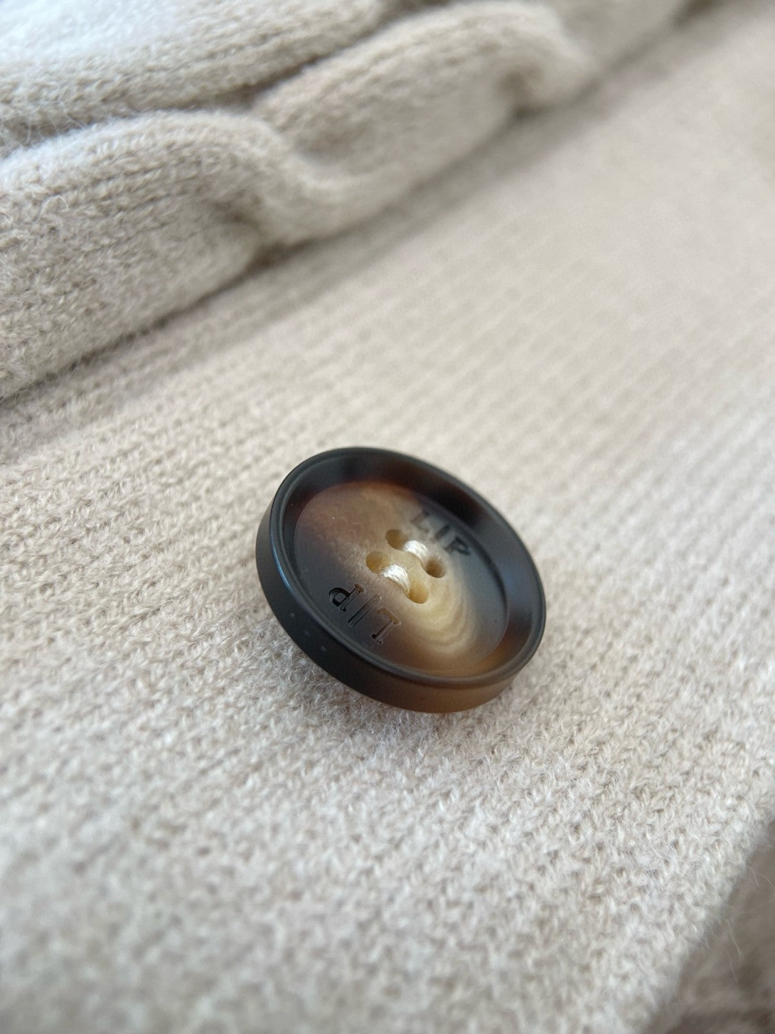 LP Men's Spring And Autumn Casual Solid Colour Cashmere Loose Straight Long Sleeve Cervatto Cardigan Ngvp #9569