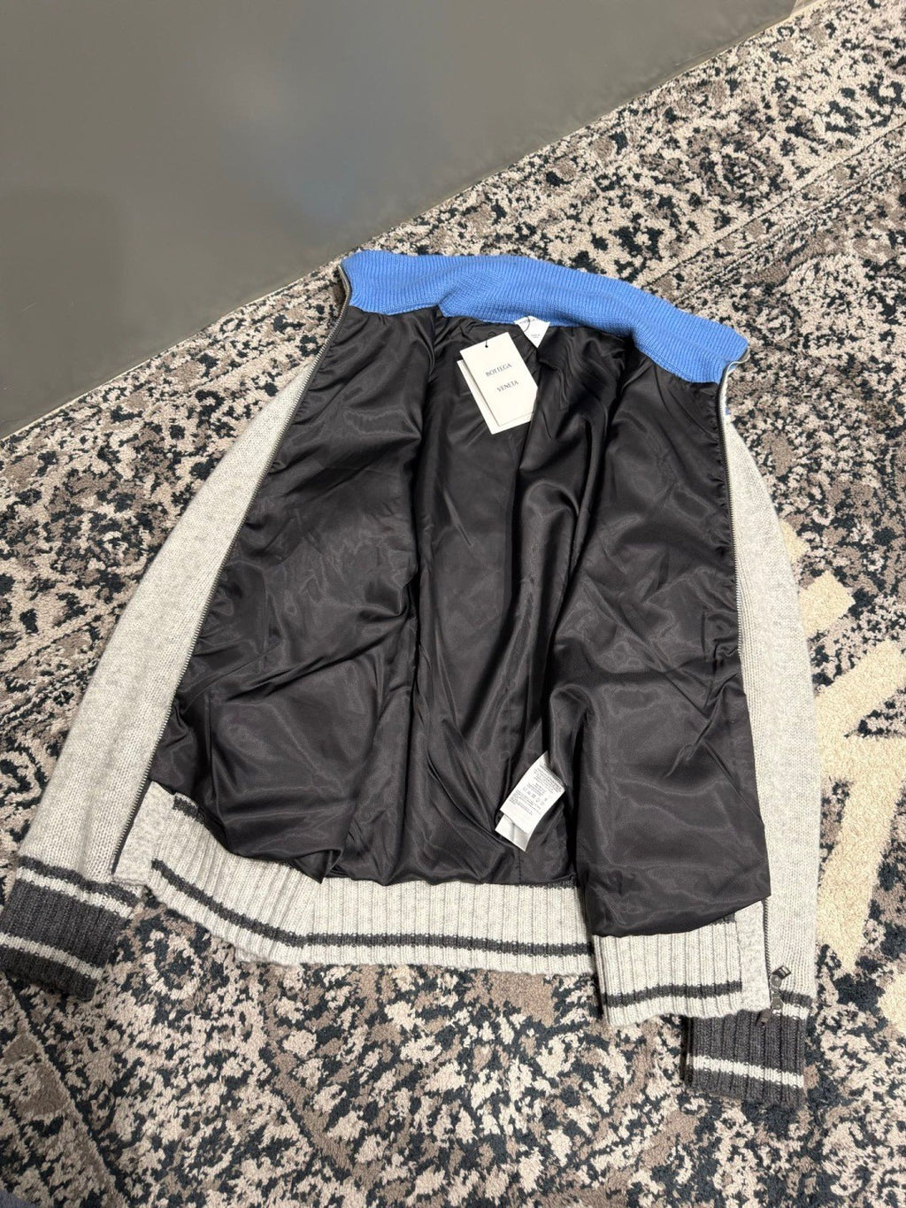 BV 2025 Men's Women's Color-Blocked Design Wool Knit Jacket #82542A