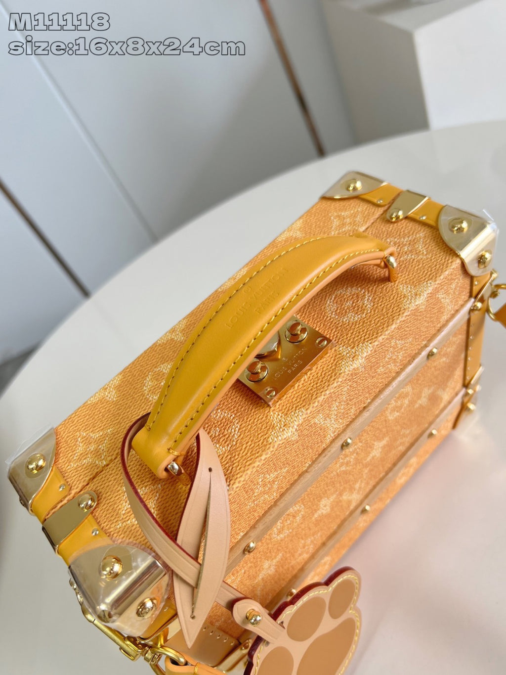 Handle Trunk Women's Solid Color Detachable Adjustable Shoulder Strap Buckle Closure Coated Canvas Box Bag Single Shoulder Crossbody Handbag Bags #77522