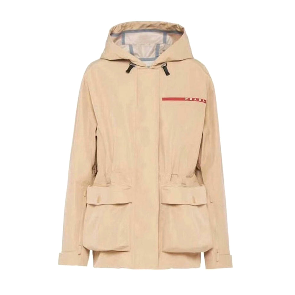 Extreme-Tex Women's Autumn/Winter Monogrammed Striped Standing Collar Printed Zipper Long Sleeve Ski Jacket #72622